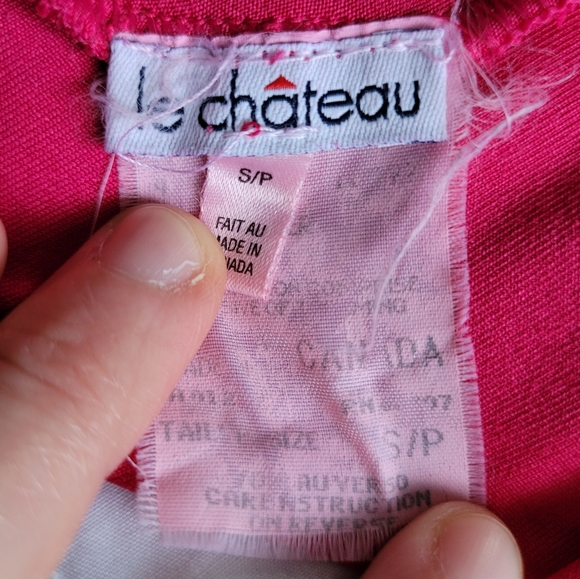 2/$40 🍩 Vintage Y2K Le Château Backless Tie Up Top - Picture 7 of 10